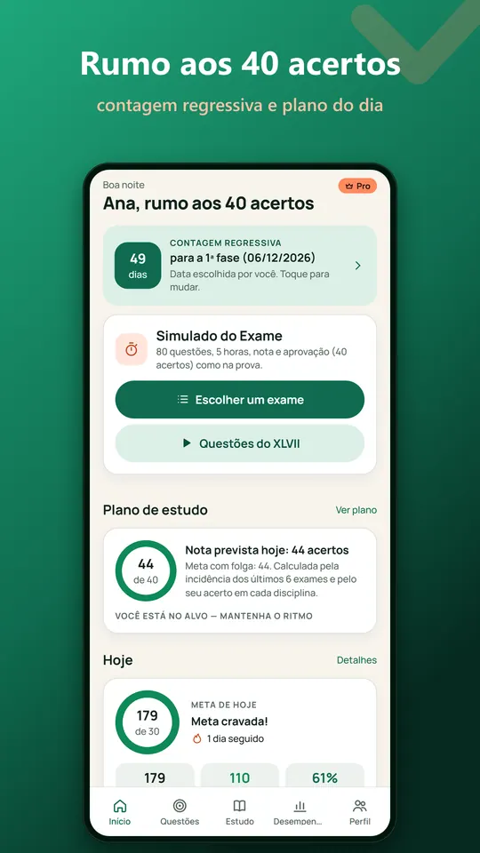 Tela do Cravei OAB