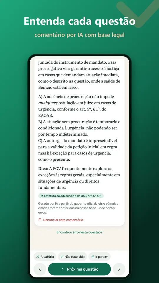 Tela 3 do Cravei OAB